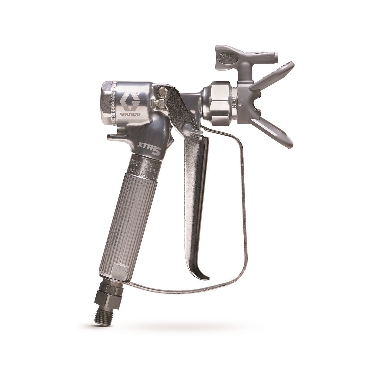 GRACO Airless-Spritzpistole XTR-5, runder 1-Zoll-Griff, 4-Finger-Abzug, keine Düse - XTR500