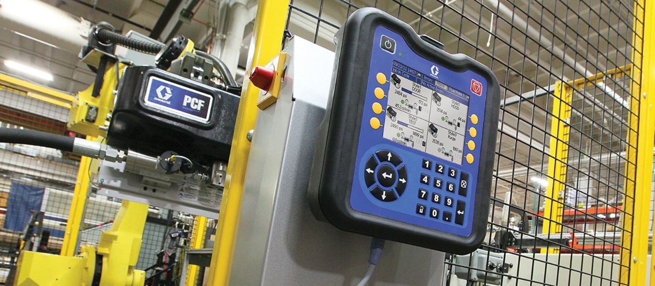 Industrielle Technik zum Kleben und Dichten