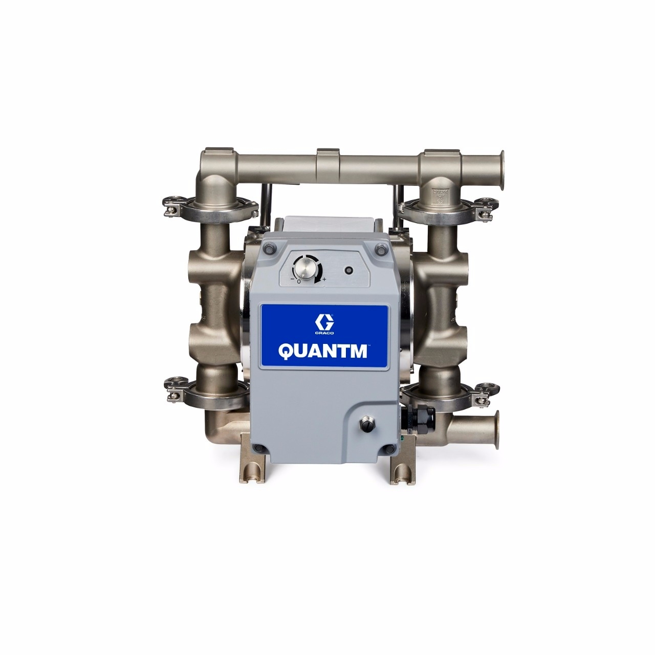 GRACO Original Sanitary QUANTM H30. elektrische Membranpumpe aus FG Edelstahl - HE30-0120