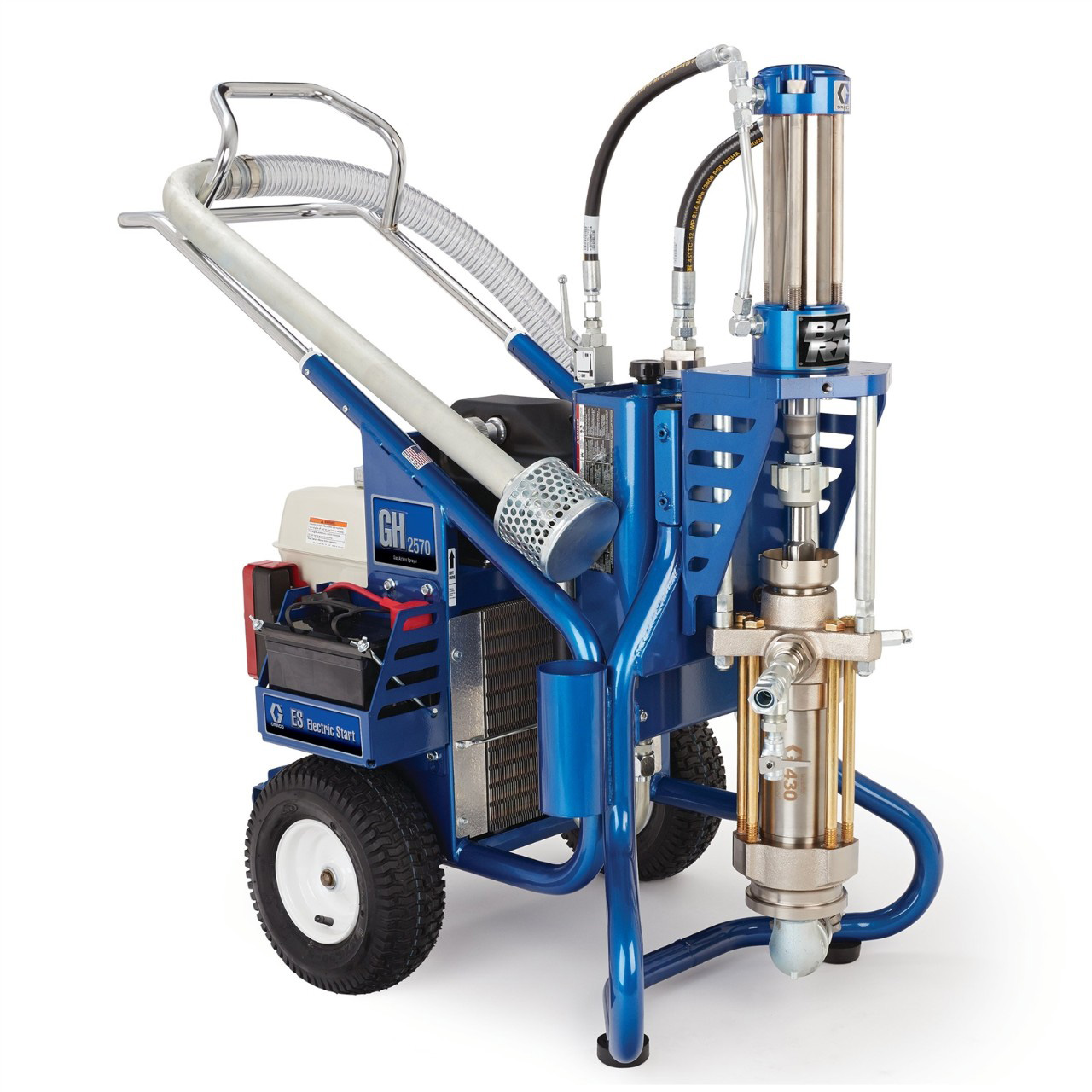 GRACO Big Rig, benzinbetriebenes hydraulisches Spritzgerät GH 2570ES, einzeln - 16U278