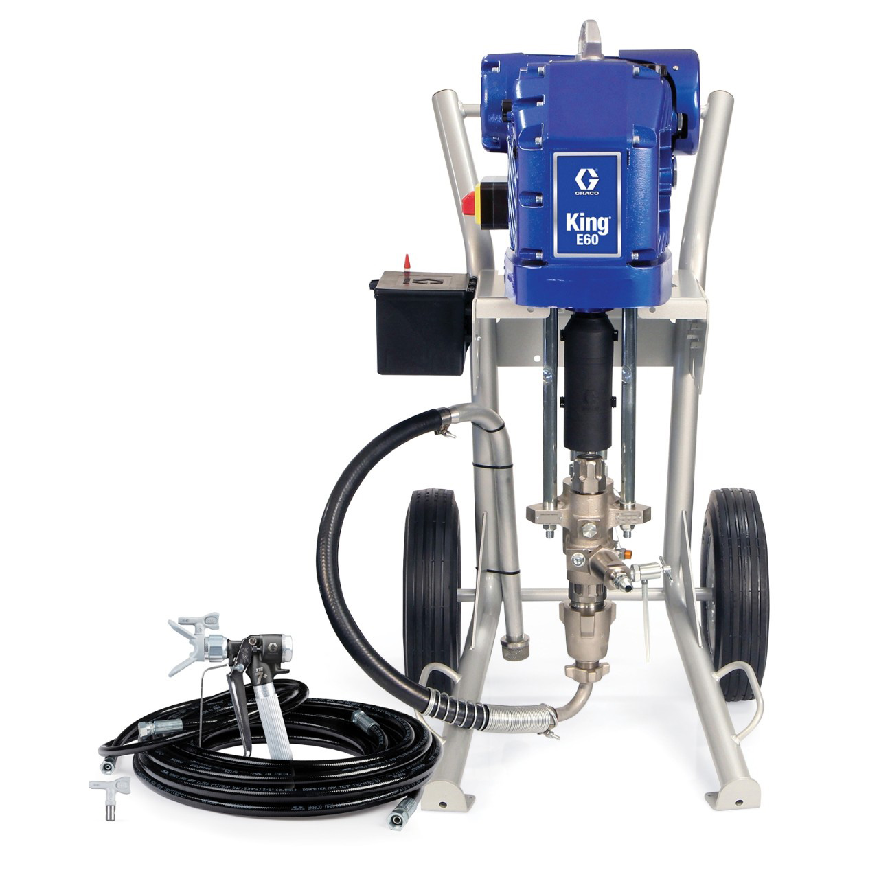 GRACO King E60 Gefahrenbereiche Robustes Fahrgestell - 273246
