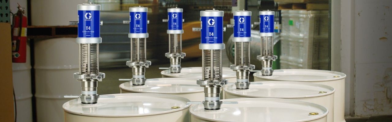 Industrielle Förderpumpen und Materialversorgung