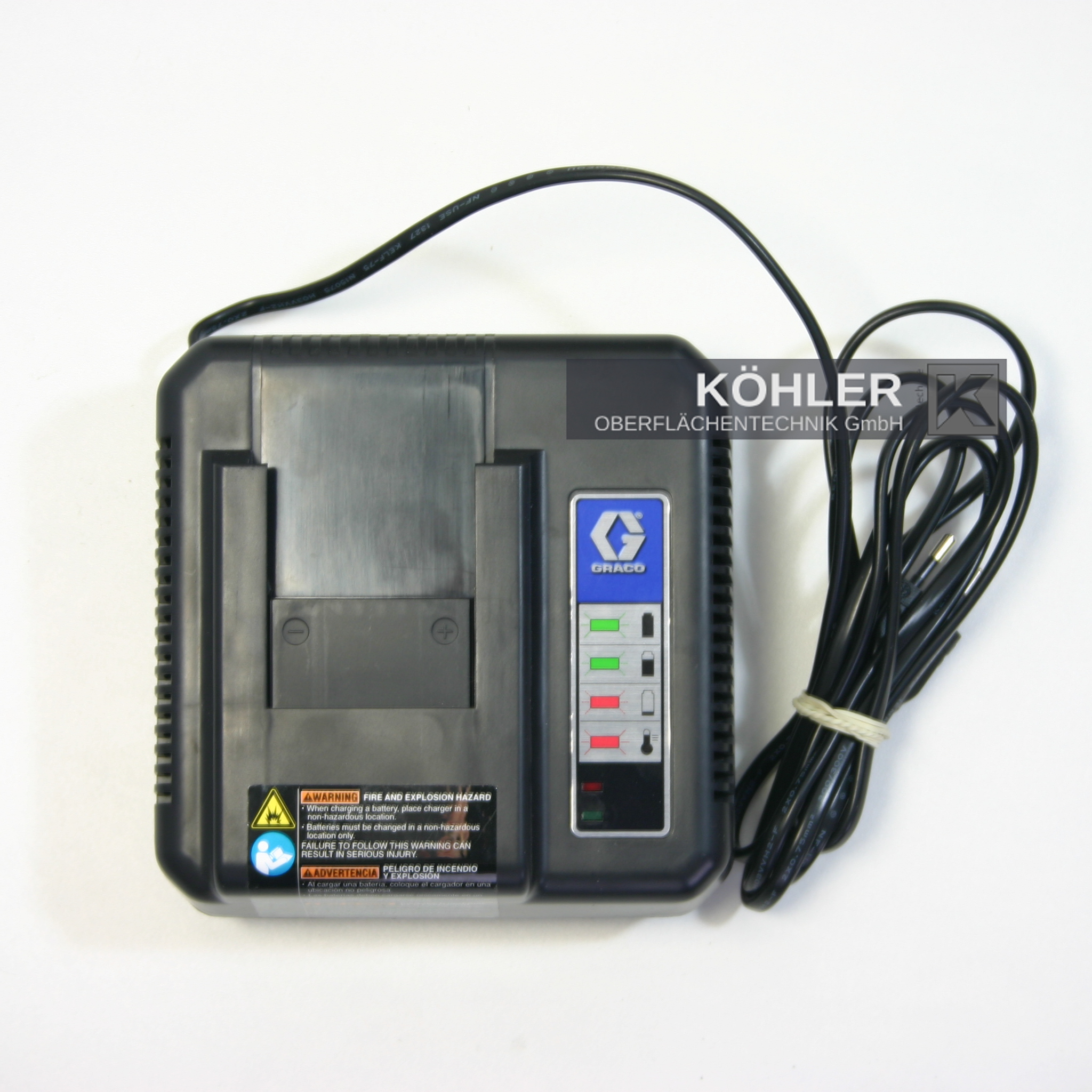 GRACO Original Satz Ladegerät, Batterie, für Easymax Akkus, 240V - 16D799