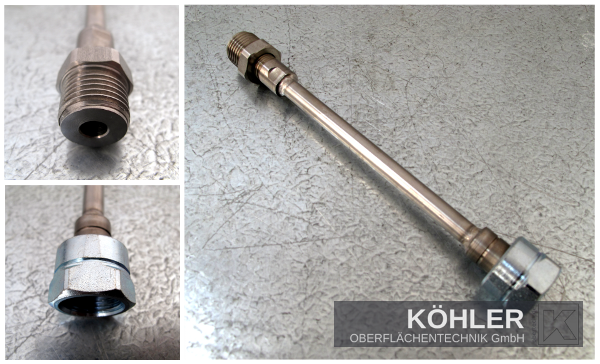 15cm Stabverlängerung - Gewinde 11/16" mit Dichtung