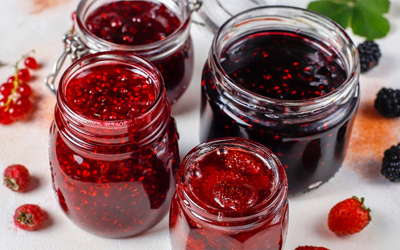 Marmelade als fertiges Lebensmittelprodukt