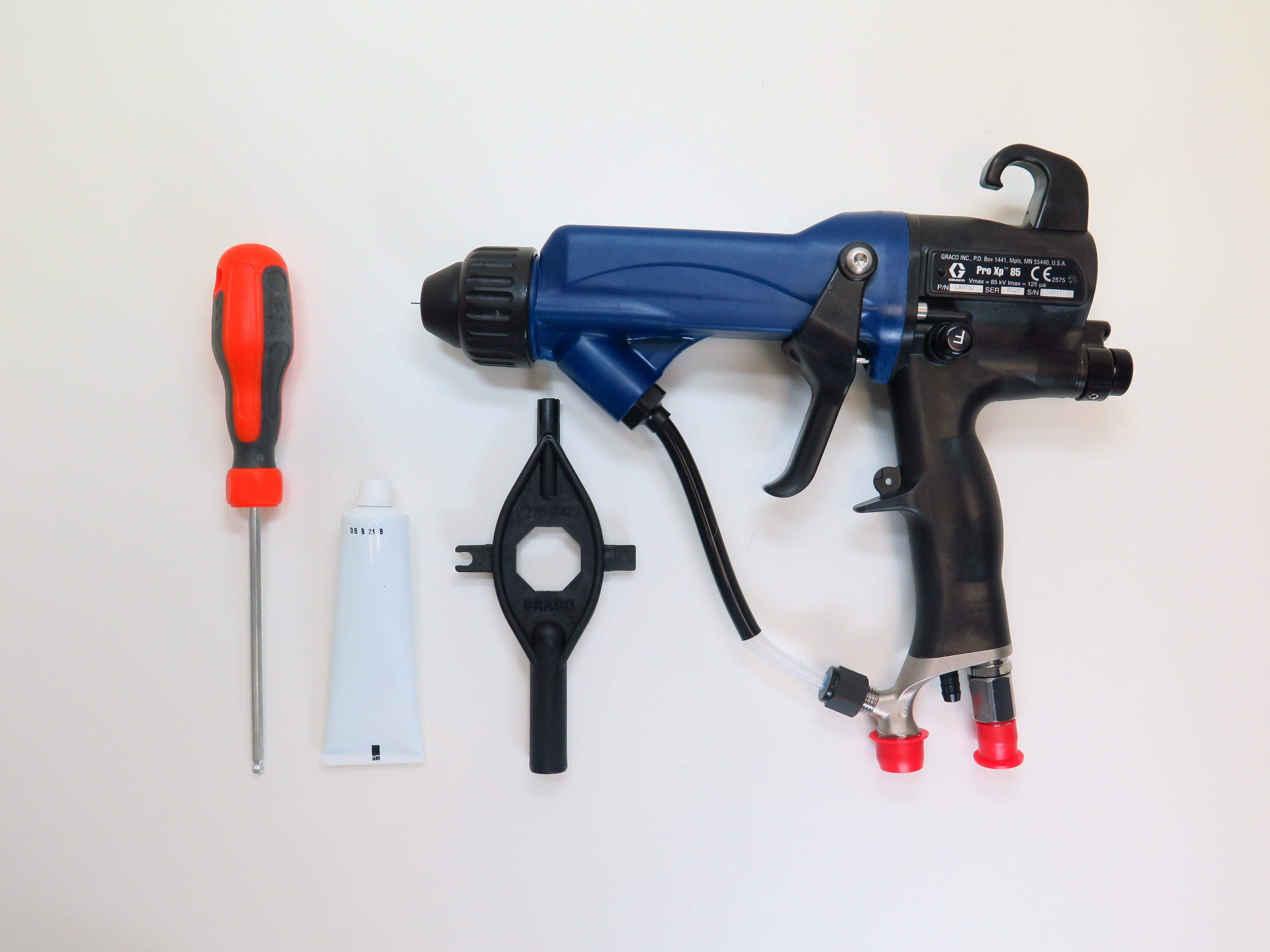 GRACO PRO XP Pistole, ES, 85KV, Rundstrahl Medium - L85T32