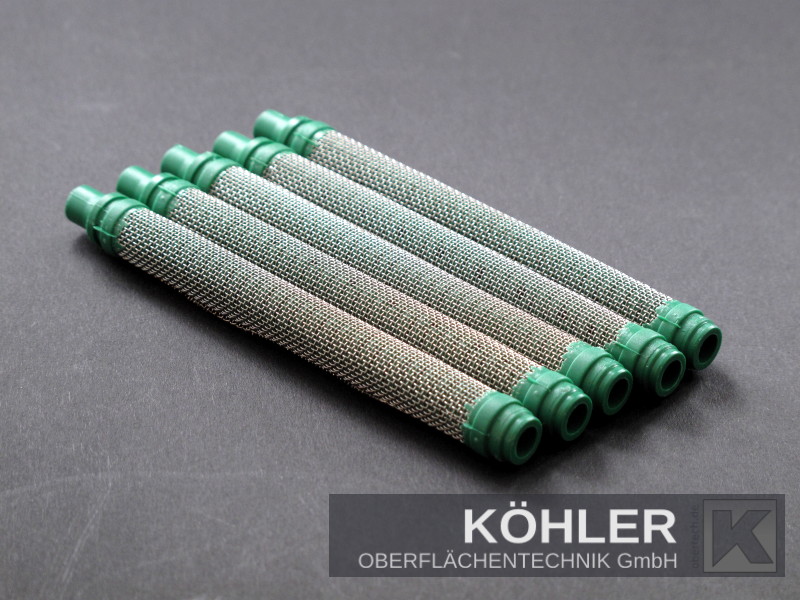 5x Airless Pistolenfilter für Wagner 30 Mesh grün